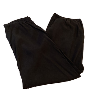 Cotelac blavk front zip modal cupro blend crop pants . Size 1